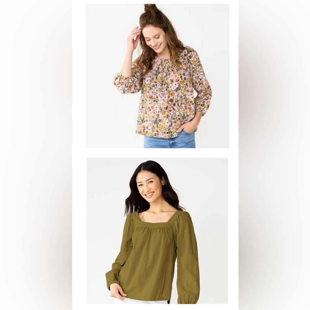 100% Cotton Cottagecore Prariecore Blouse Bundle